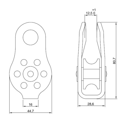 Aliens Standard Fixed Pulley Einfach-Seilrolle