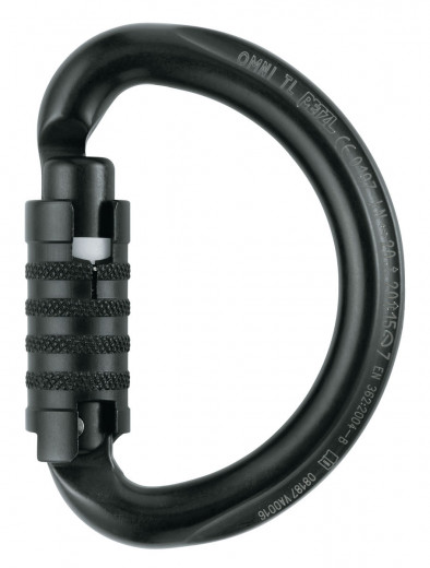 Petzl Omni Karabiner (Schraub- oder Trilockverschluss)